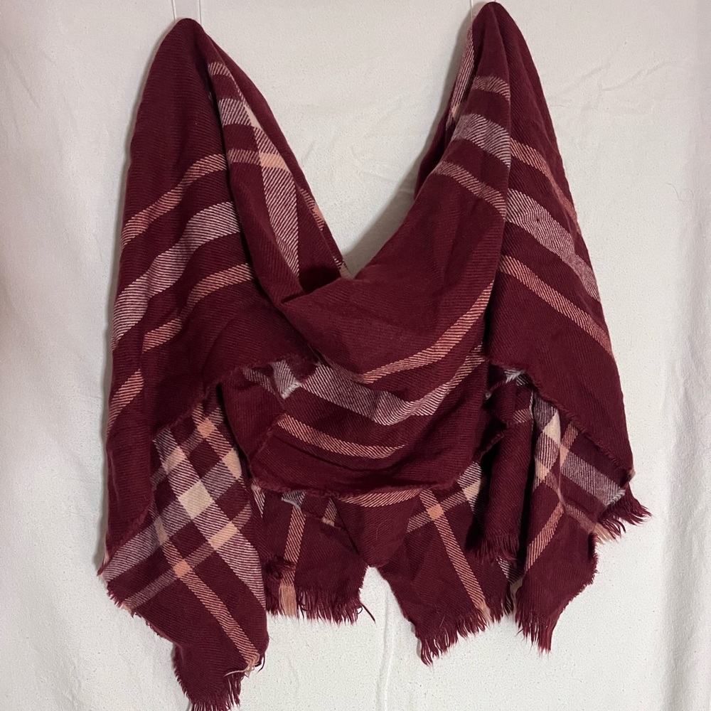 Maroon Red Scarf